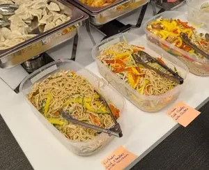 Cold Noodles, mildly spicy (1 order = 1 large serving)