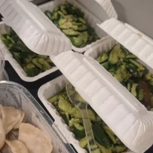 Spicy Cucumber Salad [Vegan, GF] (1 order = 1 large serving)